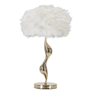 LAMPA STOŁOWA SLIM BIAŁA 40X63 cm